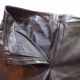 Black Rachelle Leather Pants (Zipper Open)