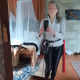 Leather utility belt & red flogger, thoughtful gifts from Anne O Nomis
